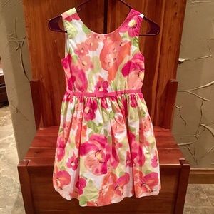 Gymboree girls size 10 floral sleeveless dress